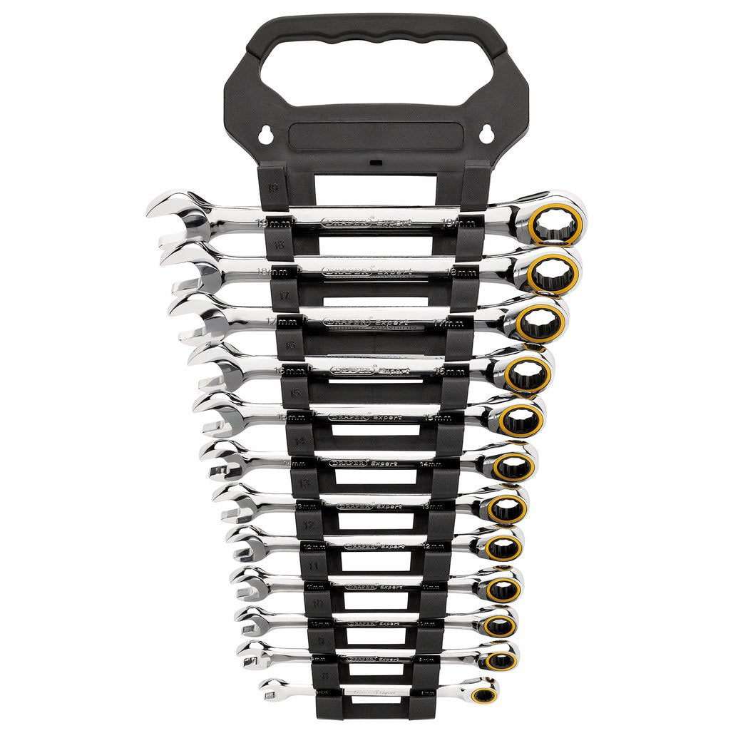 Draper Expert HI-TORQ® Metric Ratchet Combination Spanner Set (12 Piece)  03897