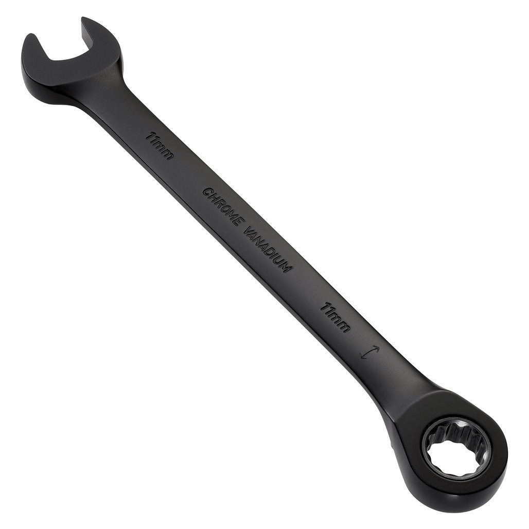 Draper Expert HI-TORQ®  Metric Reversible Ratchet Combination Spanner, 11mm, Black  03901