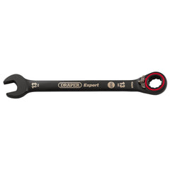 Draper Expert HI-TORQ®  Metric Reversible Ratchet Combination Spanner, 13mm, Black  03903