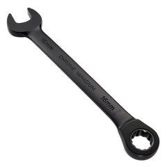 Draper Expert HI-TORQ®  Metric Reversible Ratchet Combination Spanner, 16mm, Black  03906