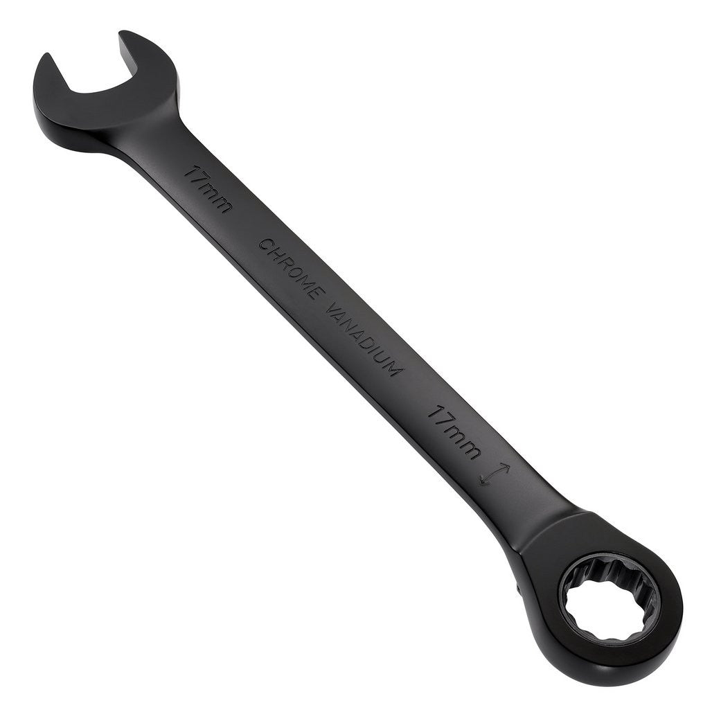 Draper Expert HI-TORQ®  Metric Reversible Ratchet Combination Spanner, 17mm, Black  03907