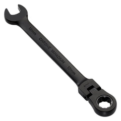 Draper Expert HI-TORQ® Metric Flexible Head Ratchet Combination Spanner, 12mm, Black  03918