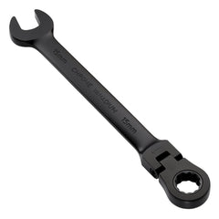 Draper Expert HI-TORQ® Metric Flexible Head Ratchet Combination Spanner, 15mm, Black  03922