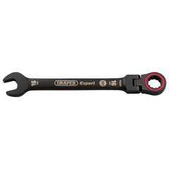 Draper Expert HI-TORQ® Metric Flexible Head Ratchet Combination Spanner, 16mm, Black  03923