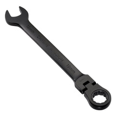 Draper Expert HI-TORQ® Metric Flexible Head Ratchet Combination Spanner, 19mm, Black  03926