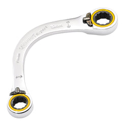 Draper Expert HI-TORQ® Double Ring Ratchet Half Moon Spanner, 10 x 12mm  03933