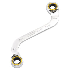 Draper Expert HI-TORQ® Double Ring Ratchet S-Shape Spanner, 15 x 17mm  03945