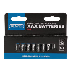 Draper Draper PowerUP Ultra Alkaline AAA Batteries (Pack of 12)