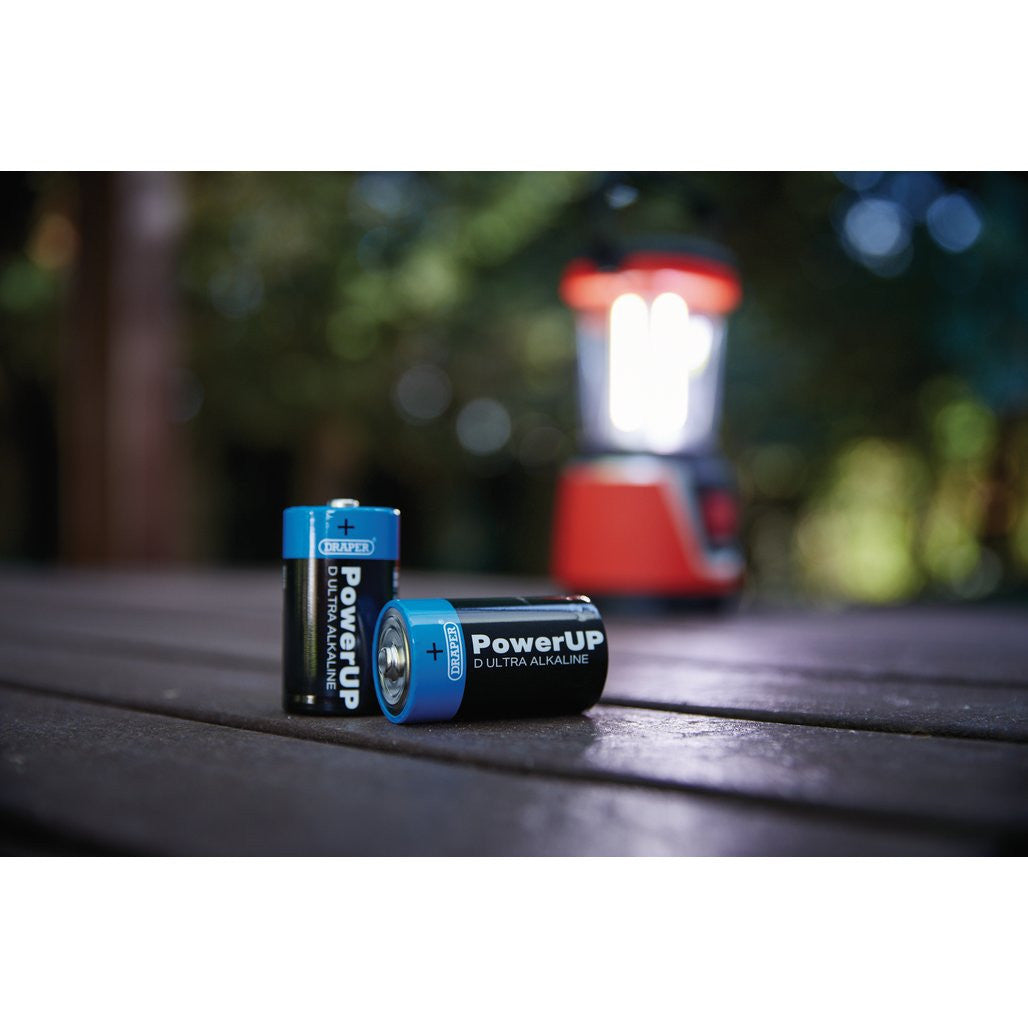 Draper Draper PowerUP Ultra Alkaline D Batteries (Pack of 4)