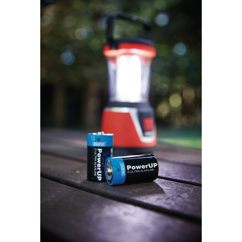 Draper Draper PowerUP Ultra Alkaline D Batteries (Pack of 12)