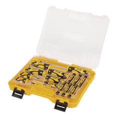 Draper Screwdriver Set with Case, Yellow (14 Piece)   03988