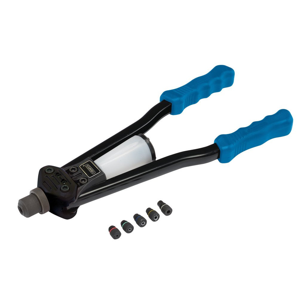 Draper Medium Arm Riveter with Collection Bowl, 380mm  04049