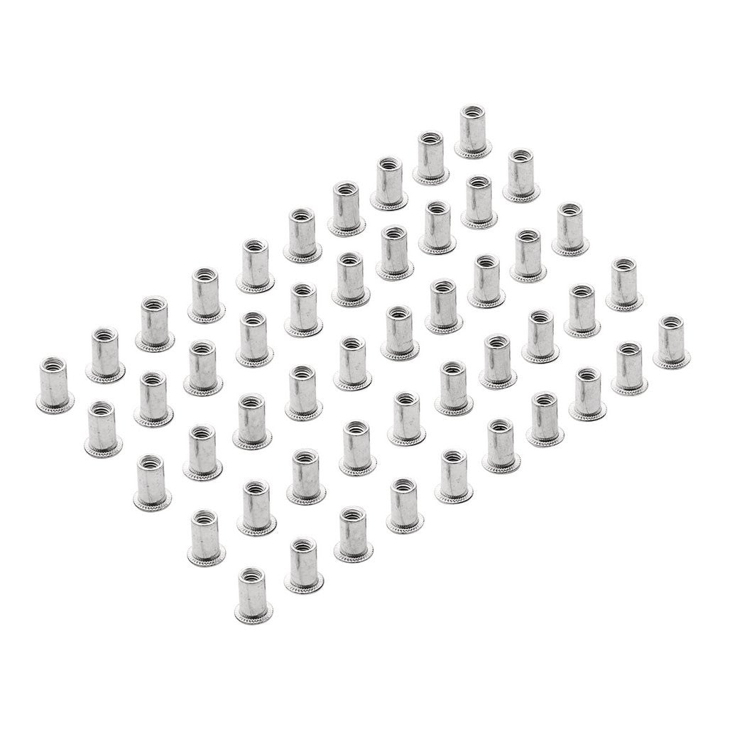 Draper Zinc Plated Threaded Insert Rivet Nuts, M4 x 0.7mm (Pack of 50)  04051