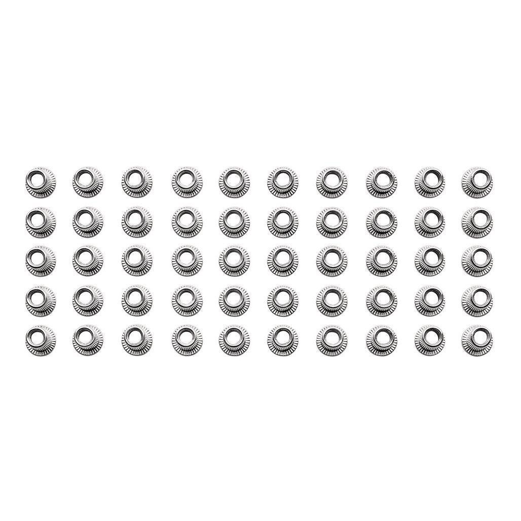 Draper Zinc Plated Threaded Insert Rivet Nuts, M5 x 0.8mm (Pack of 50)   04052