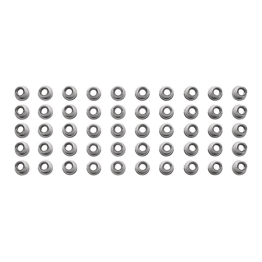 Draper Zinc Plated Threaded Insert Rivet Nuts, M6 x 1.0mm (Pack of 50)   04053