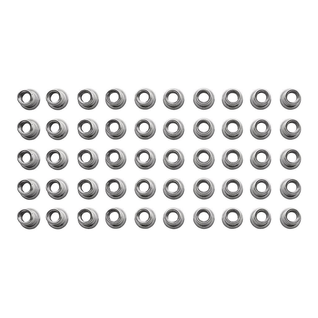 Draper Zinc Plated Threaded Insert Rivet Nuts, M8 x 1.25mm (Pack of 50)   04054