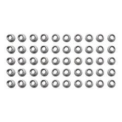 Draper Zinc Plated Threaded Insert Rivet Nuts, M8 x 1.25mm (Pack of 50)   04054