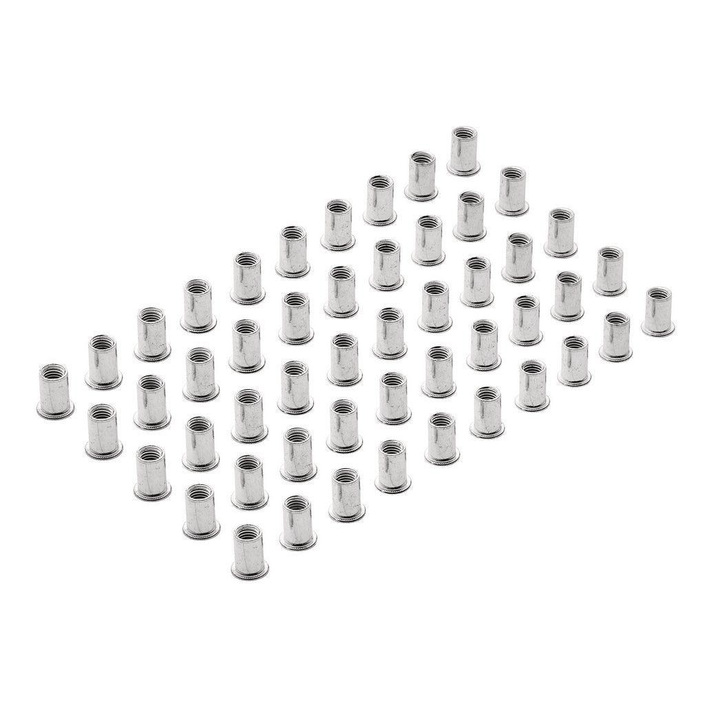 Draper Zinc Plated Threaded Insert Rivet Nuts, M10 x 1.5mm (Pack of 50)   04056