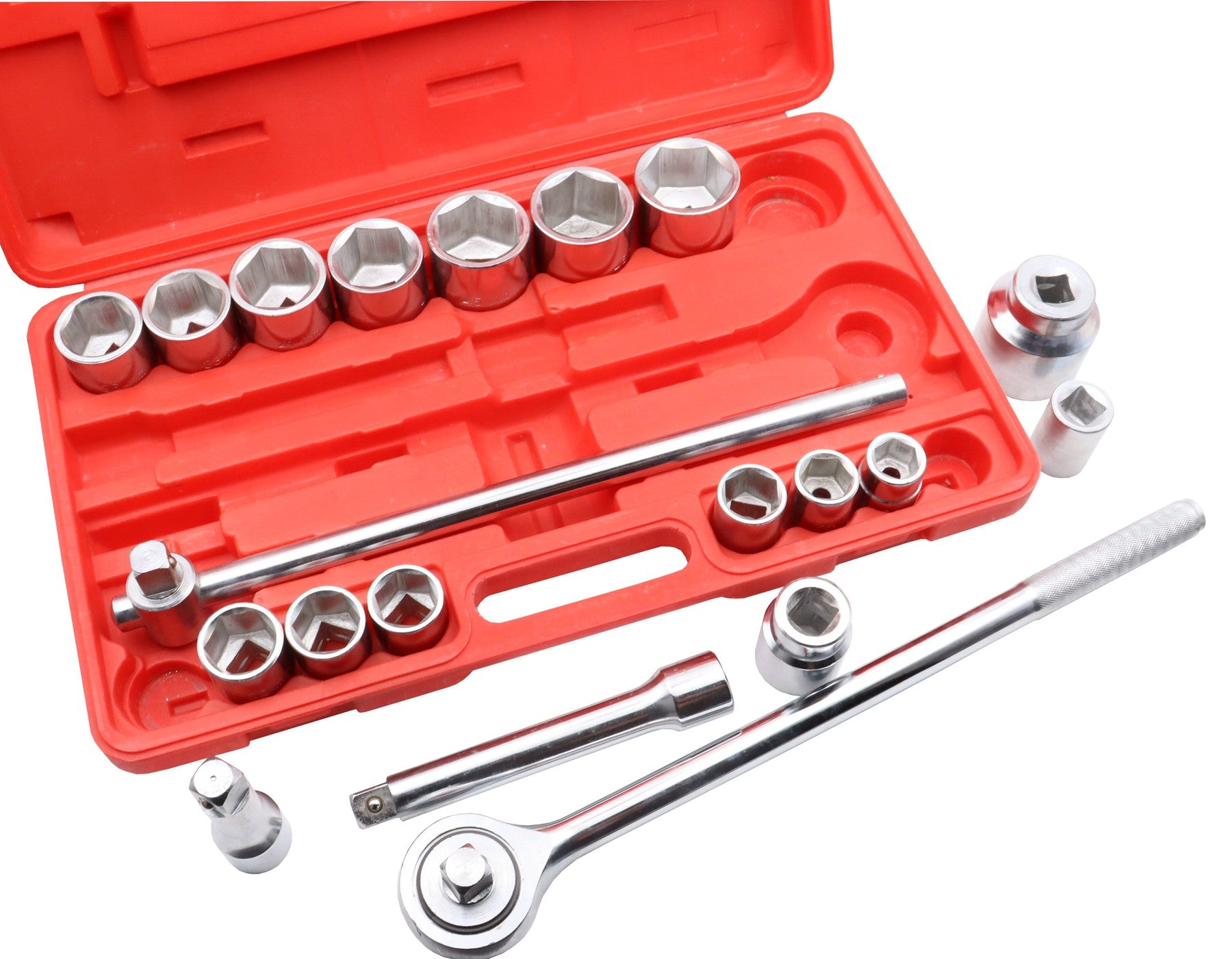 Hilka 21 pce 3/4" Drive Socket Set Metric 04102102