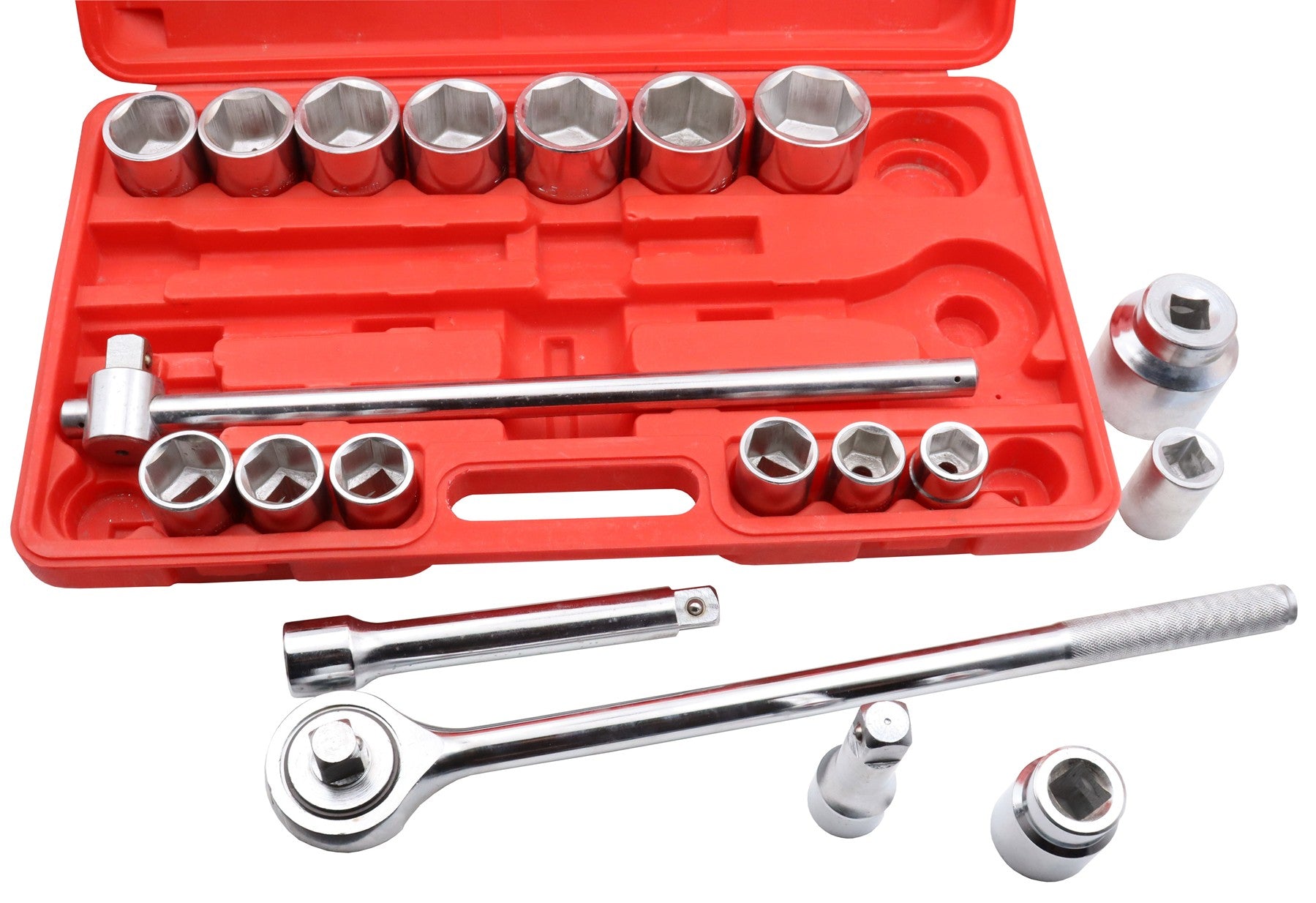 Hilka 21 pce 3/4" Drive Socket Set Metric 04102102
