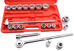 Hilka 21 pce 3/4" Drive Socket Set Metric 04102102