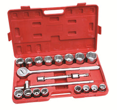 Hilka 21 pce 3/4" Drive Socket Set Metric 04102102
