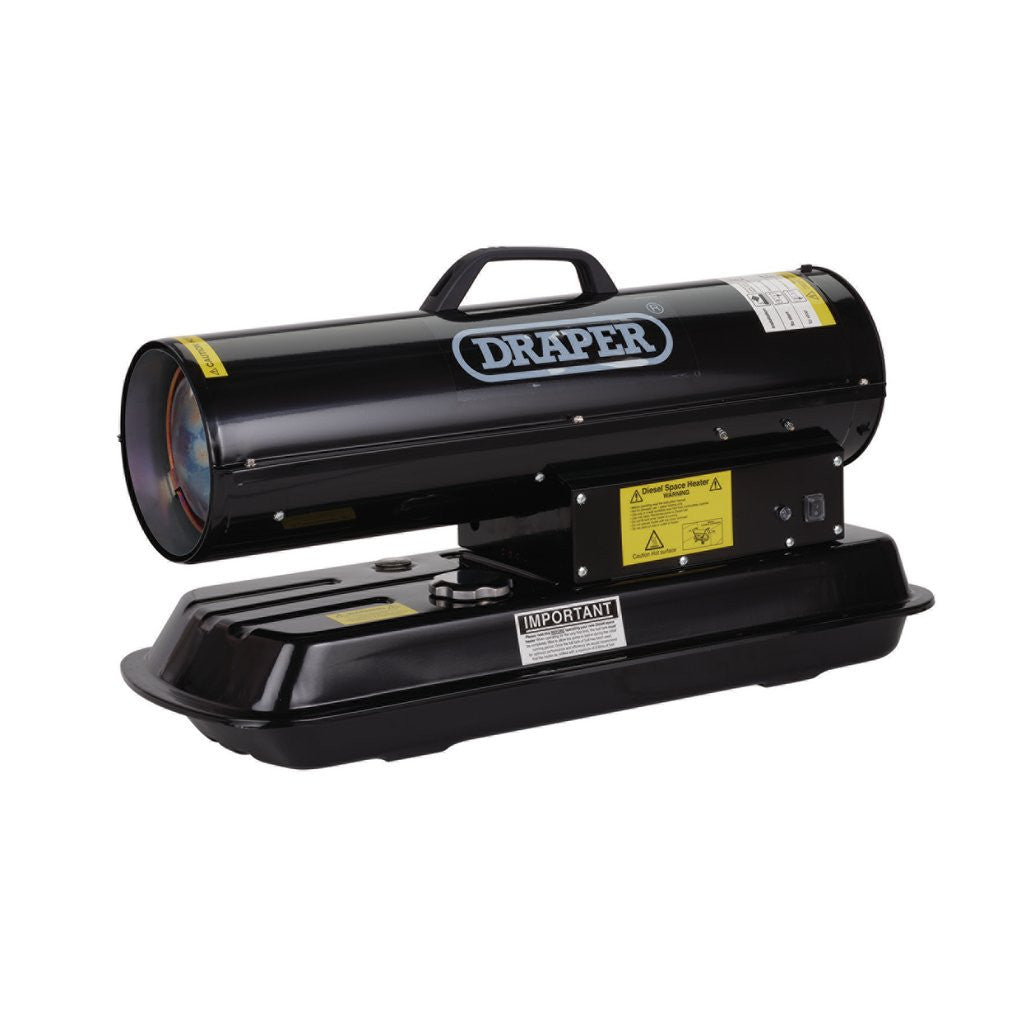 Draper 230V Diesel and Kerosene Space Heater, 51,200 BTU/15kW  04174