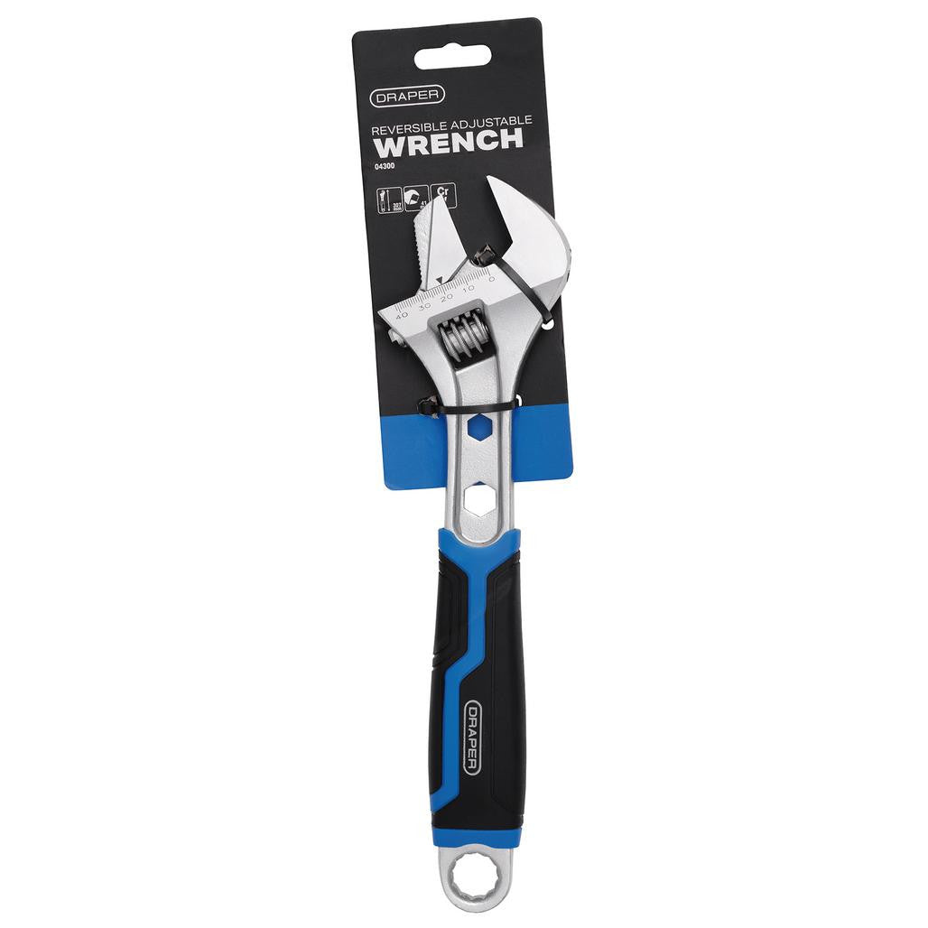 Draper Reversible Adjustable Wrench, 307mm  04300