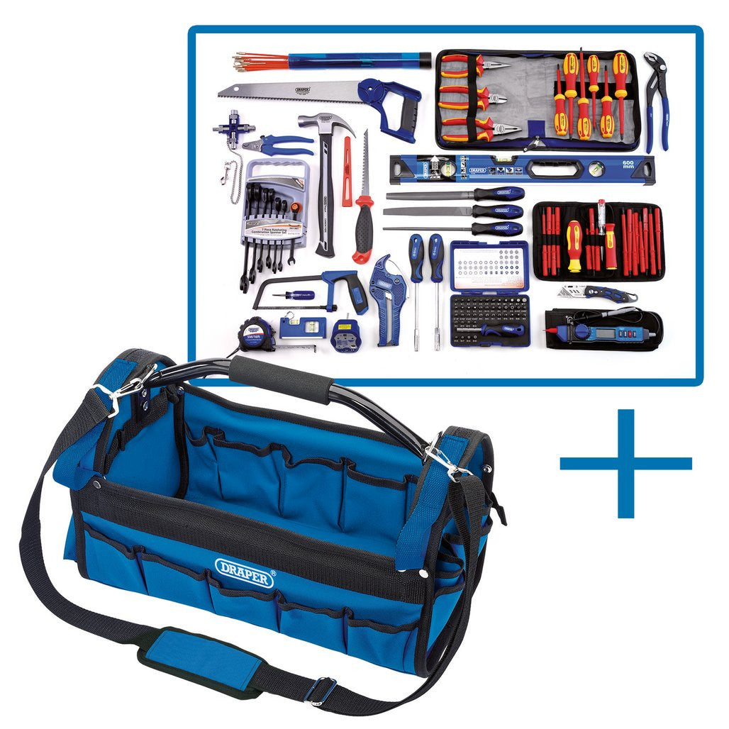 Draper Electricians Tote Bag Tool Kit  04319