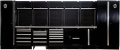 BUNKER 25 Piece Modular Storage Combo with Sink and Stainless Steel Worktop 4915mm 04391