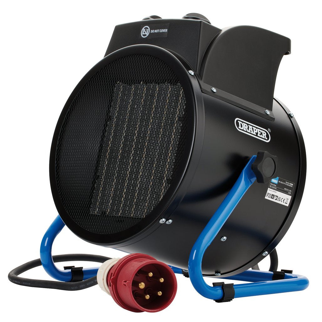 Draper 400V PTC Electric Space Heater, 5kW, 17060 BTU 04568