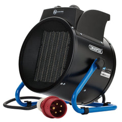 Draper 400V PTC Electric Space Heater, 5kW, 17060 BTU 04568