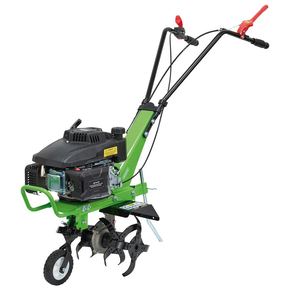 Draper Self-Propelled Petrol Tiller and Cultivator, 560mm, 161cc/9HP  04604