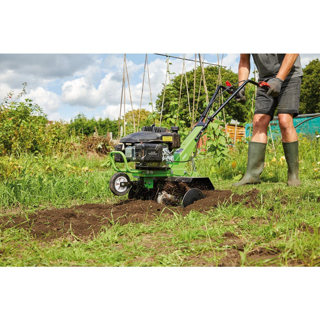 Draper Self-Propelled Petrol Tiller and Cultivator, 560mm, 161cc/9HP  04604