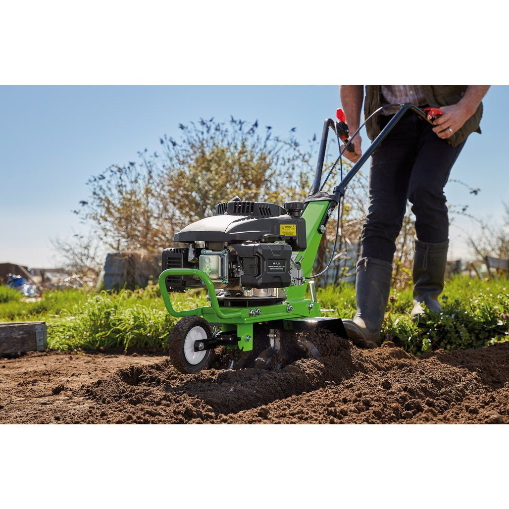 Draper Self-Propelled Petrol Tiller and Cultivator, 560mm, 161cc/9HP  04604