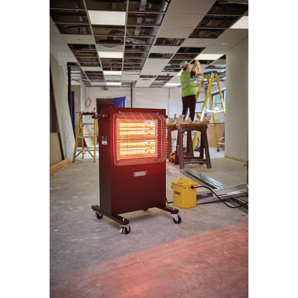 Draper 110V Infrared Cabinet Heater, 2.4kW, 8188 BTU 04746
