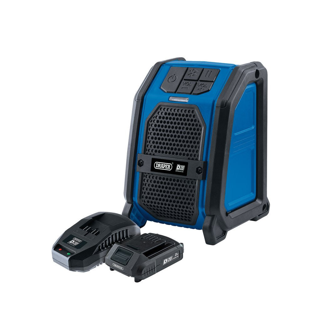 Draper D20 20V Wireless Speaker Kit (3 Piece)  04758