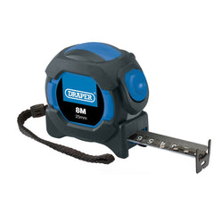 Draper Auto Lock Measuring Tape, 8m/26ft x 25mm  04771