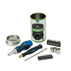 Draper Stubby Ratchet Screwdriver and Bit Set, Special Edition - Craft Brew (23 Piece)  04775