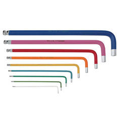 Draper TX-STAR® Security & Hex Metric Long Arm Key Set, Colour Coded (18 Piece)  04776