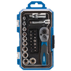 Draper Metric Socket Set, 1/4" Sq. Dr. (27 Piece)  04778