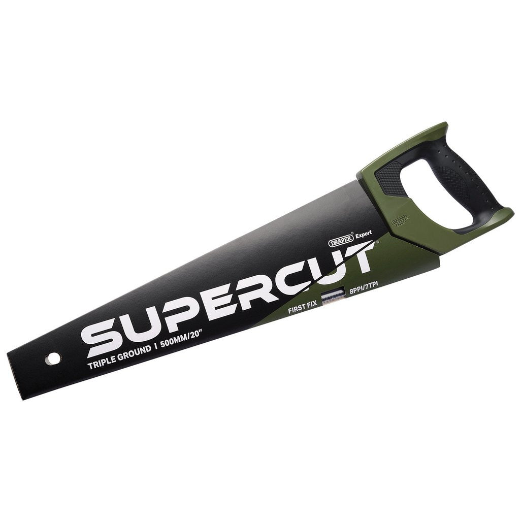 Draper Expert Supercut® First Fix Triple Ground Handsaw, 500mm/20", 7tpi/8ppi  04827