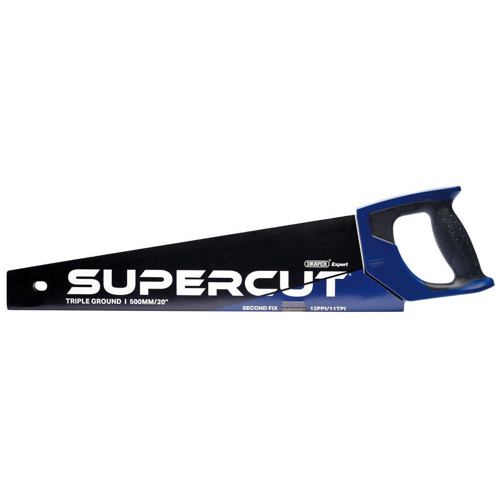 Draper Expert Supercut® Second Fix Triple Ground Handsaw, 500mm/20", 11tpi/12ppi  04830