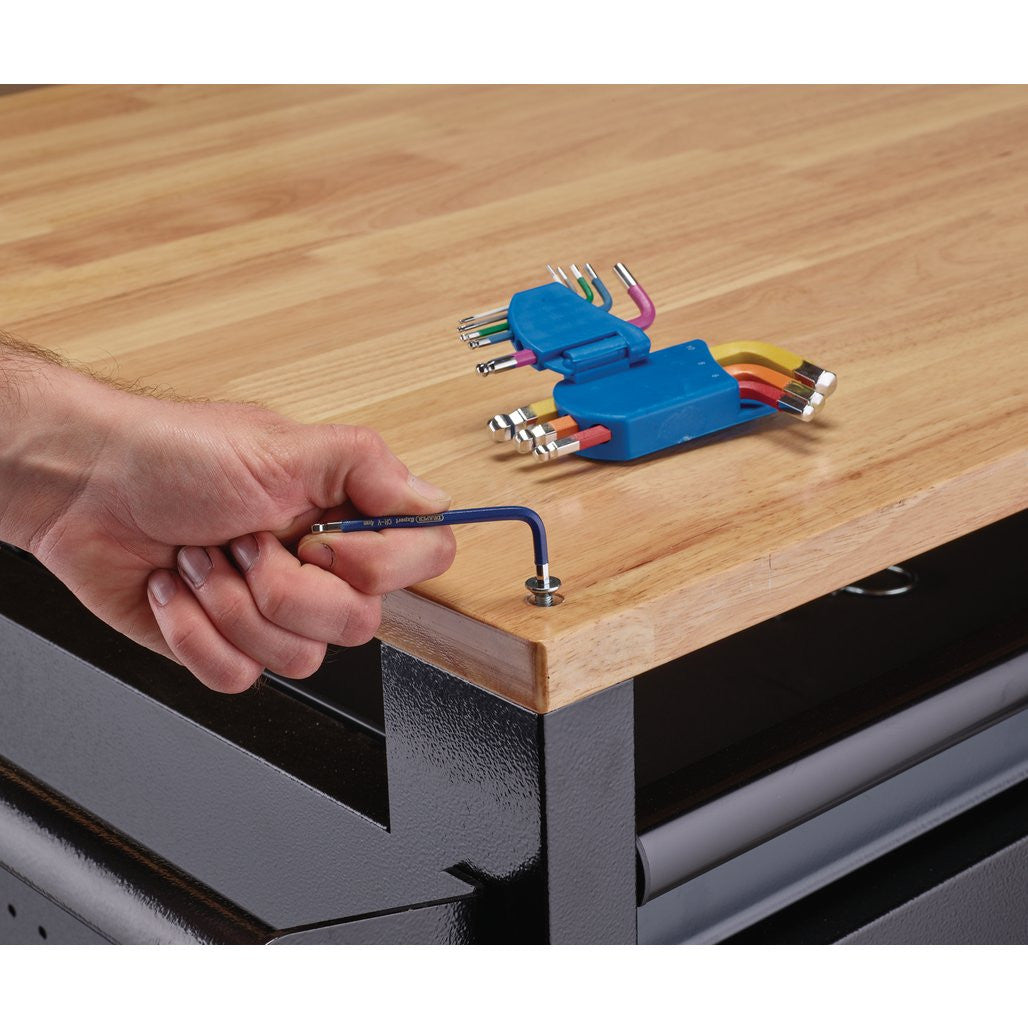 Draper Expert Metric Short Arm Ball End Hex Key Set, Colour Coded (9 Piece)  04912