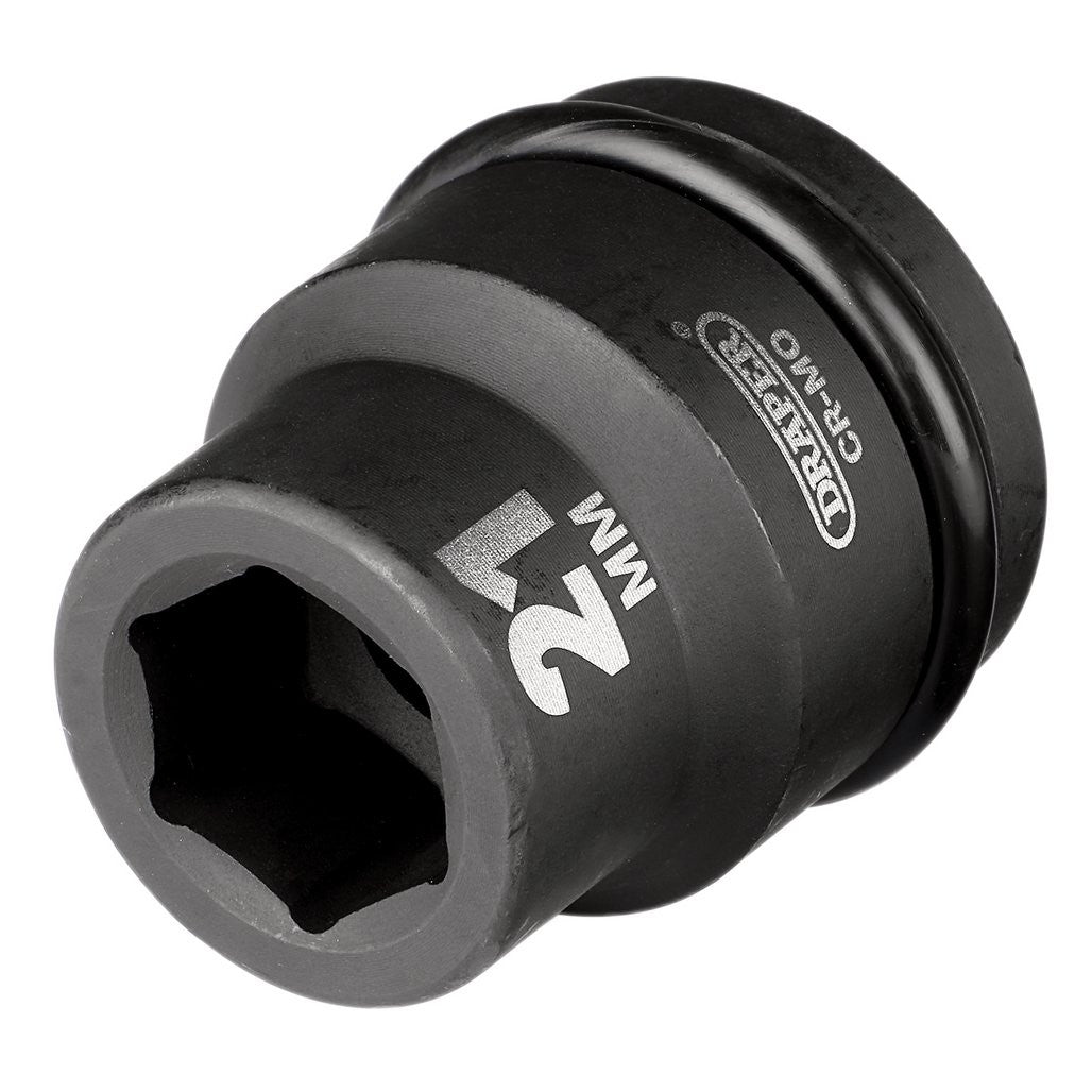 Draper Expert HI-TORQ® 6 Point Impact Socket, 3/4" Sq. Dr., 21mm  05002
