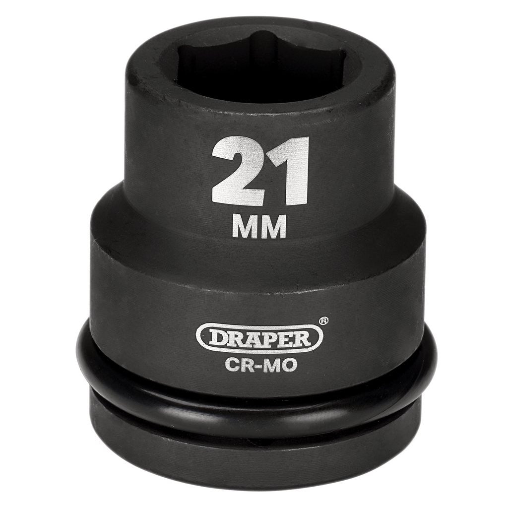 Draper Expert HI-TORQ® 6 Point Impact Socket, 3/4" Sq. Dr., 21mm  05002