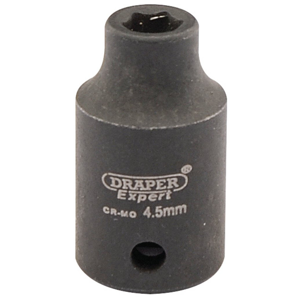 Draper HI-TORQ® 6 Point Impact Socket, 1/4" Sq. Dr., 4.5mm  05003