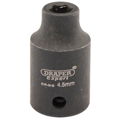 Draper HI-TORQ® 6 Point Impact Socket, 1/4" Sq. Dr., 4.5mm  05003