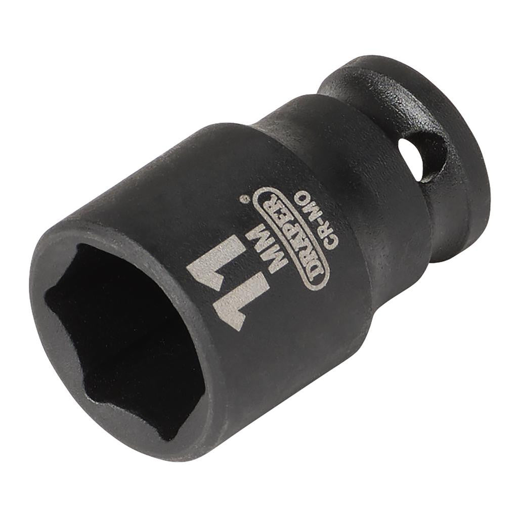 Draper HI-TORQ® 6 Point Impact Socket, 1/4" Sq. Dr., 11mm  05016