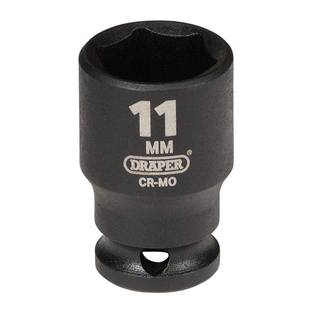 Draper HI-TORQ® 6 Point Impact Socket, 1/4" Sq. Dr., 11mm  05016